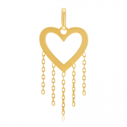 Pendentif en or jaune, coeur Pendentif en or jaune, coeur