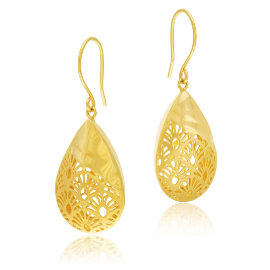 Boucles d'oreilles en or jaune