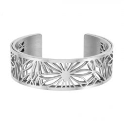 Bracelet jonc Méli Versa en acier, 20mm