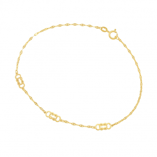 Bracelet en or jaune 