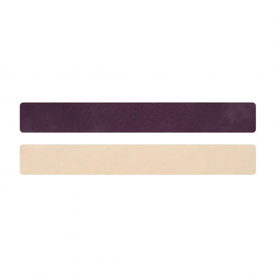 Simili cuir mauve-beige pour bracelet jonc Méli Versa 20mm