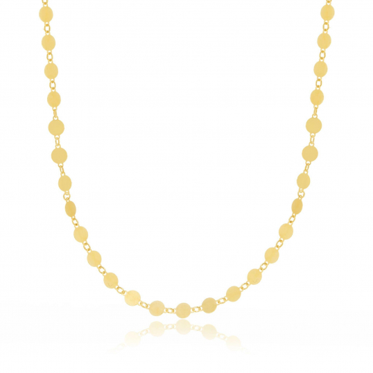 Collier en argent doré