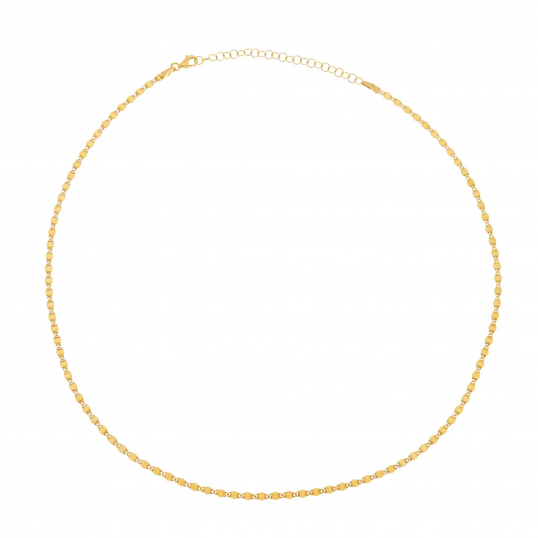 Collier en argent doré