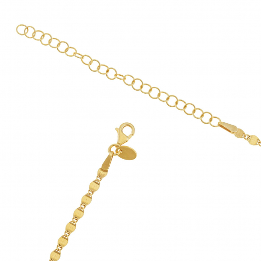 Collier en argent doré