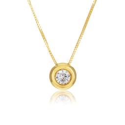 Collier en or jaune et...