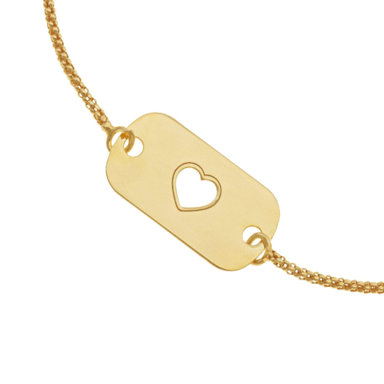 Bracelet en argent doré