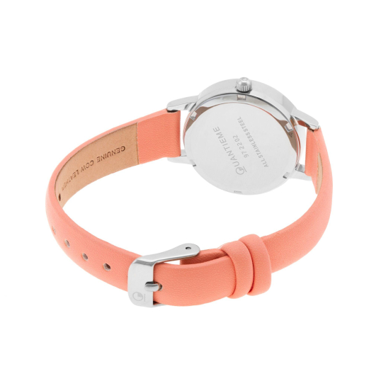 Montre fille, boîte acier, bracelet polyuréthane, verre minéral, girls