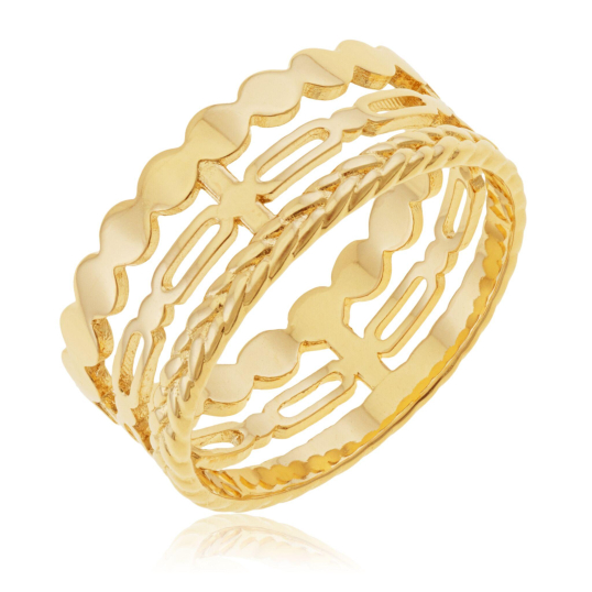 Bague en plaqué or