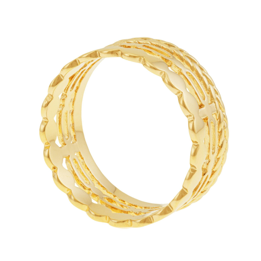 Bague en plaqué or