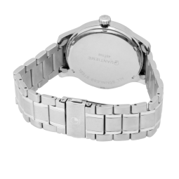 Montre homme, boîte et bracelet en acier, verre minéral