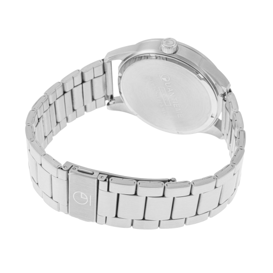 Montre homme, boîte acier, bracelet acier et verre minéral