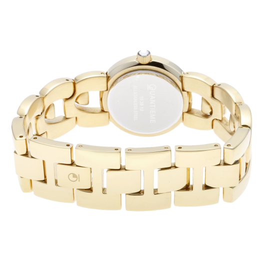 Montre dame, boîte et bracelet en acier doré Montre dame, boîte et bracelet en acier doré