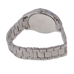 Montre dame, boîte et bracelet acier, verre minéral
