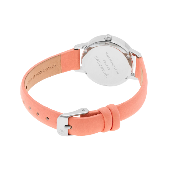 Montre fille, boîte acier, bracelet polyuréthane, verre minéral, girls