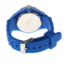 Montre, boîte plastique et acier, bracelet silicone, verre minéral, boys