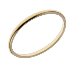 Alliance en or jaune, demi-jonc 1.5mm