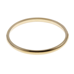 Alliance en or jaune, demi-jonc 1.5mm