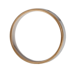 Alliance en 2 ors confort, largeur 5 mm
