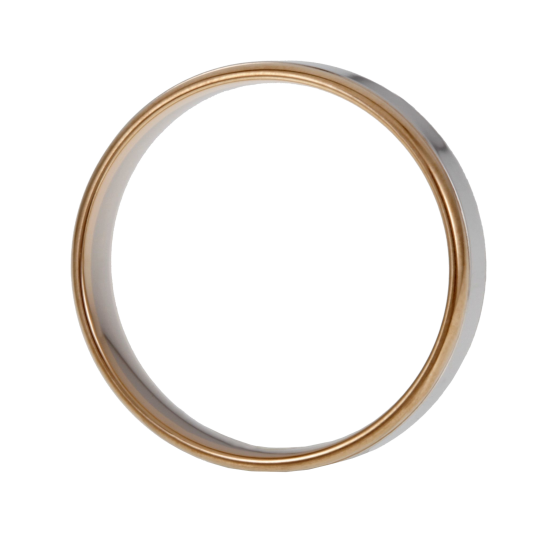 Alliance en 2 ors confort, largeur 5 mm