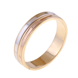 Alliance en trois ors 5 mm