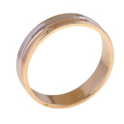 Alliance en trois ors 5 mm