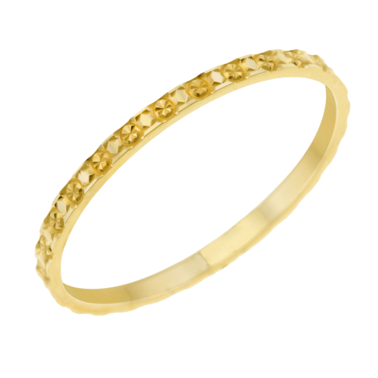 Alliance en or jaune, fantaisie 1.5 mm