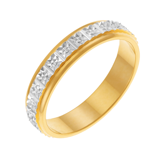 Alliance en deux ors, 4 mm Alliance en deux ors, 4 mm