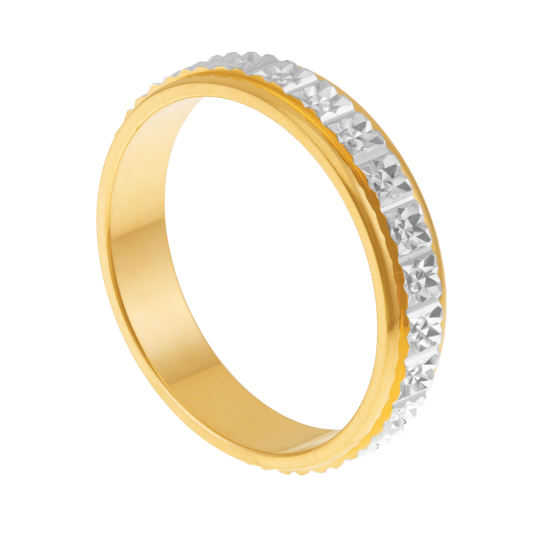 Alliance en deux ors, 4 mm Alliance en deux ors, 4 mm