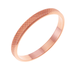 Alliance en or rose, 2.5 mm