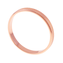 Alliance en or rose, 2.5 mm