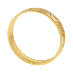 Alliance en or jaune, 4 mm