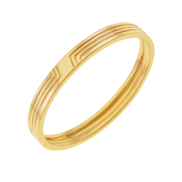 Alliance en or jaune, 2,5 mm