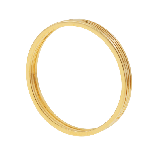 Alliance en or jaune, 2,5 mm