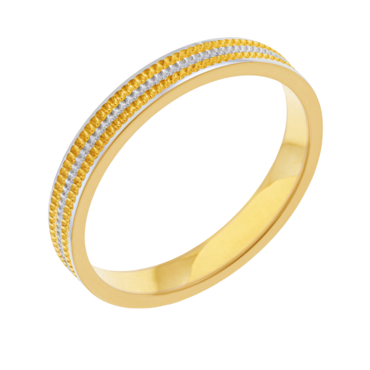 Alliance en 2 ors 3mm Alliance en 2 ors 3mm