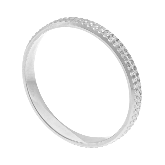 Alliance en or gris 2.5mm Alliance en or gris 2.5mm