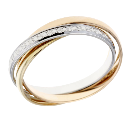 Alliance 3 ors, fantaisie, largeur 2.5 mm