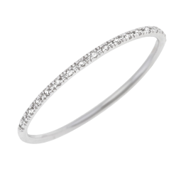Bague or gris et diamants