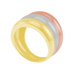 Bague en 3 ors