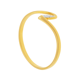 Bague en or jaune et rhodié, diamants