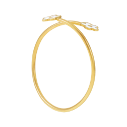Bague en or jaune et laque