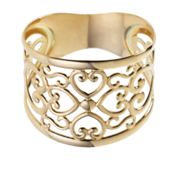 Bague en or jaune filigrane
