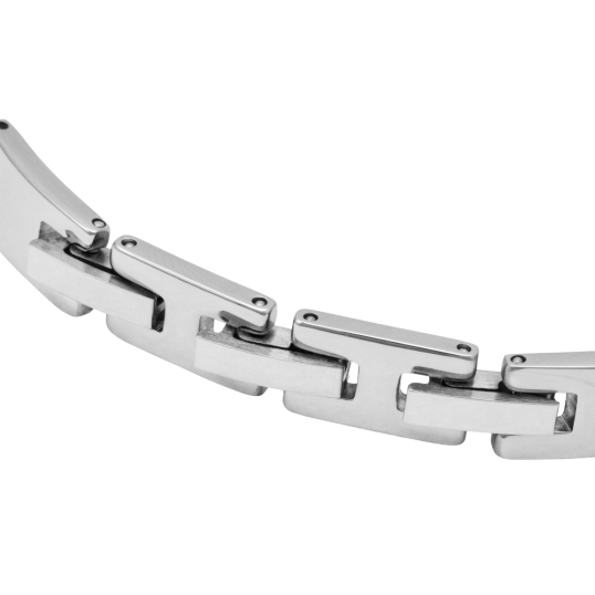 Bracelet en or jaune et acier