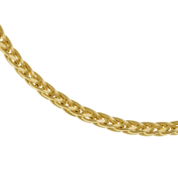Bracelet or jaune maille palmier