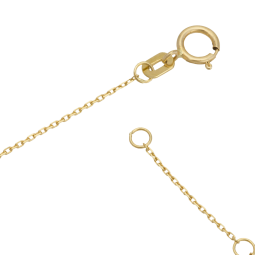 Bracelet en or jaune rhodié, oxydes de zirconium