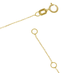 Bracelet en or jaune et laque, oxydes de zirconium