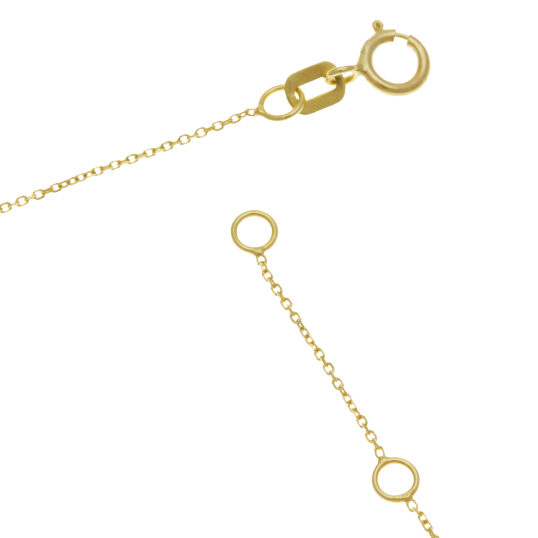 Bracelet en or jaune et laque, oxydes de zirconium