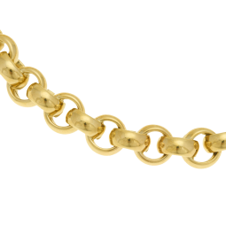 Bracelet en or jaune, maille jaseron