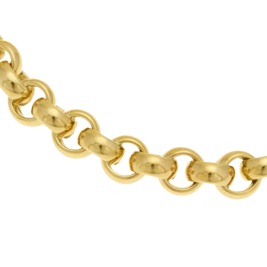 Bracelet en or jaune, maille jaseron