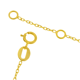 Bracelet en or jaune et laque, perles de culture, papillon