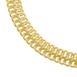 Bracelet en or jaune maille fantaisie